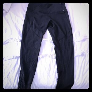 Calia Carrie Underwood black rouched sheer tights